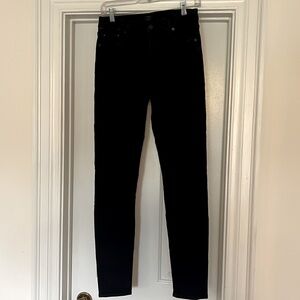 Citizen of Humanity Rocket Mid Rise Skinny Black Sz 28